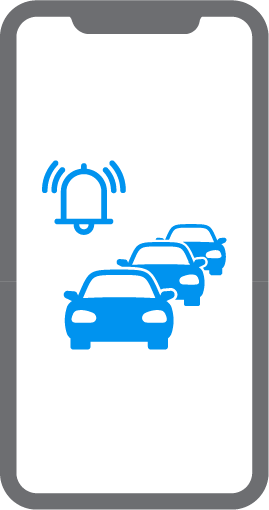 هشدارهای ازدحام صف