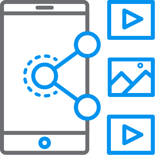 پشتیبانی از انواع رسانه مانند ویدئوها، تصاویر و برنامه‌های تلویزیونی