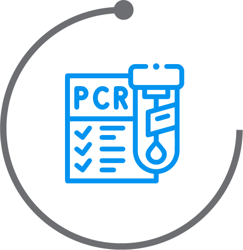 پشتیبانی از تست PCR (از طریق آزمایشگاه‌های ثبت‌شده)